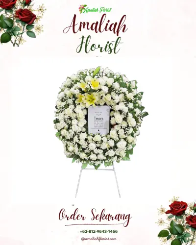Krans Bunga Duka Cita di Kebonbaru