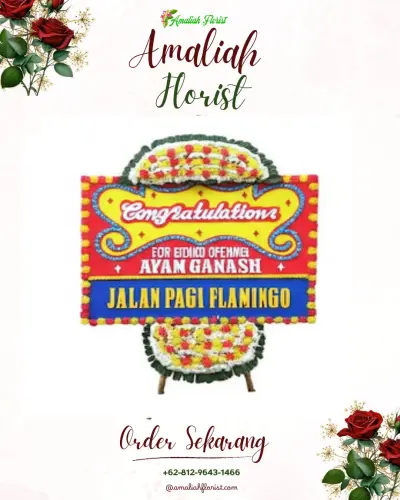Bunga Papan Congratulation di Kebonbaru